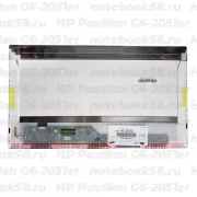 Матрица для ноутбука HP Pavilion G6-2051er (1366x768 HD) TN, 40pin, Матовая