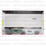 Матрица для ноутбука HP Pavilion DV6-3150sr (1366x768 HD) TN, 40pin, Матовая