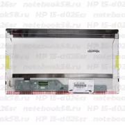 Матрица для ноутбука HP 15-d026sr (1366x768 HD) TN, 40pin, Матовая