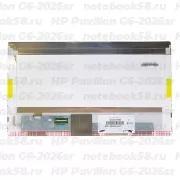 Матрица для ноутбука HP Pavilion G6-2026sr (1366x768 HD) TN, 40pin, Глянцевая