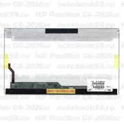 Матрица для ноутбука HP Pavilion G6-2026sr (1366x768 HD) TN, 40pin, Глянцевая