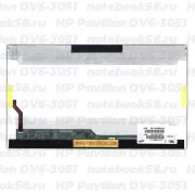 Матрица для ноутбука HP Pavilion DV6-3051 (1366x768 HD) TN, 40pin, Глянцевая