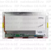 Матрица для ноутбука HP Pavilion G6-1c58 (1366x768 HD) TN, 40pin, Глянцевая