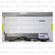 Матрица для ноутбука HP Pavilion G6-1116 (1366x768 HD) TN, 40pin, Глянцевая