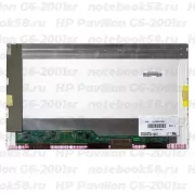 Матрица для ноутбука HP Pavilion G6-2001sr (1366x768 HD) TN, 40pin, Матовая