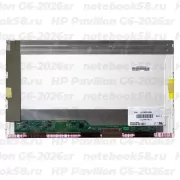 Матрица для ноутбука HP Pavilion G6-2026sr (1366x768 HD) TN, 40pin, Матовая