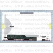 Матрица для ноутбука HP Pavilion G6-2004sr (1366x768 HD) TN, 40pin, Матовая