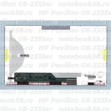 Матрица для ноутбука HP Pavilion G6-2335er (1366x768 HD) TN, 40pin, Матовая