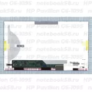 Матрица для ноутбука HP Pavilion G6-1095 (1366x768 HD) TN, 40pin, Матовая