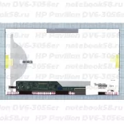 Матрица для ноутбука HP Pavilion DV6-3056er (1366x768 HD) TN, 40pin, Матовая