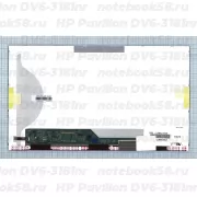 Матрица для ноутбука HP Pavilion DV6-3181nr (1366x768 HD) TN, 40pin, Матовая