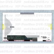 Матрица для ноутбука HP Pavilion DV6-3210 (1366x768 HD) TN, 40pin, Матовая