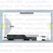 Матрица для ноутбука HP Pavilion DV6t-3100 (1366x768 HD) TN, 40pin, Матовая