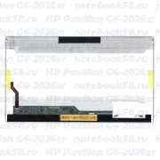 Матрица для ноутбука HP Pavilion G6-2026sr (1366x768 HD) TN, 40pin, Глянцевая