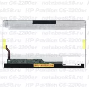 Матрица для ноутбука HP Pavilion G6-2200er (1366x768 HD) TN, 40pin, Глянцевая