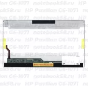 Матрица для ноутбука HP Pavilion G6-1071 (1366x768 HD) TN, 40pin, Глянцевая