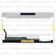 Матрица для ноутбука HP Pavilion G6-1200er (1366x768 HD) TN, 40pin, Глянцевая