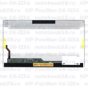 Матрица для ноутбука HP Pavilion G6-1234 (1366x768 HD) TN, 40pin, Глянцевая