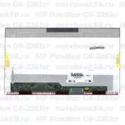 Матрица для ноутбука HP Pavilion G6-2261sr (1366x768 HD) TN, 40pin, Матовая