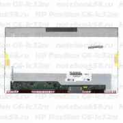 Матрица для ноутбука HP Pavilion G6-1c32nr (1366x768 HD) TN, 40pin, Матовая