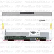 Матрица для ноутбука HP Pavilion G6-1d22nr (1366x768 HD) TN, 40pin, Матовая