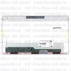 Матрица для ноутбука HP Pavilion G6-2042 (1366x768 HD) TN, 40pin, Глянцевая