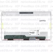 Матрица для ноутбука HP Pavilion G6-2091 (1366x768 HD) TN, 40pin, Глянцевая