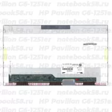 Матрица для ноутбука HP Pavilion G6-1251er (1366x768 HD) TN, 40pin, Глянцевая