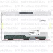 Матрица для ноутбука HP Pavilion G6-1264 (1366x768 HD) TN, 40pin, Глянцевая