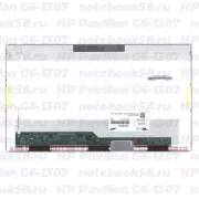 Матрица для ноутбука HP Pavilion G6-1307 (1366x768 HD) TN, 40pin, Глянцевая