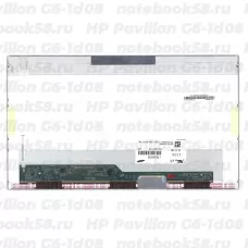 Матрица для ноутбука HP Pavilion G6-1d08 (1366x768 HD) TN, 40pin, Глянцевая