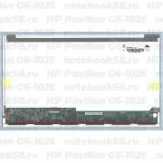 Матрица для ноутбука HP Pavilion G6-1025 (1366x768 HD) TN, 40pin, Глянцевая