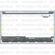 Матрица для ноутбука HP Pavilion G6-1d16 (1366x768 HD) TN, 40pin, Глянцевая