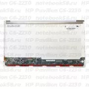 Матрица для ноутбука HP Pavilion G6-2230 (1366x768 HD) TN, 40pin, Глянцевая