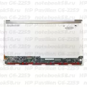 Матрица для ноутбука HP Pavilion G6-2259 (1366x768 HD) TN, 40pin, Глянцевая