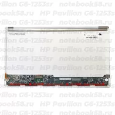 Матрица для ноутбука HP Pavilion G6-1253sr (1366x768 HD) TN, 40pin, Глянцевая