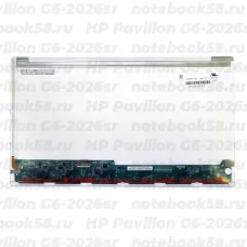 Матрица для ноутбука HP Pavilion G6-2026sr (1366x768 HD) TN, 40pin, Глянцевая