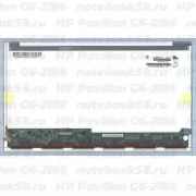 Матрица для ноутбука HP Pavilion G6-2186 (1366x768 HD) TN, 40pin, Глянцевая