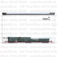 Матрица для ноутбука HP Pavilion DV6-3208 (1366x768 HD) TN, 40pin, Глянцевая