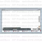 Матрица для ноутбука HP Pavilion DV6-3032nr (1366x768 HD) TN, 40pin, Глянцевая