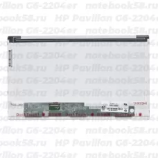 Матрица для ноутбука HP Pavilion G6-2204er (1366x768 HD) TN, 40pin, Матовая