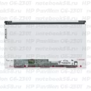Матрица для ноутбука HP Pavilion G6-2301 (1366x768 HD) TN, 40pin, Матовая