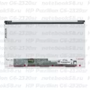 Матрица для ноутбука HP Pavilion G6-2320sr (1366x768 HD) TN, 40pin, Матовая