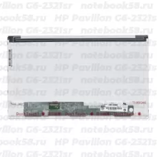 Матрица для ноутбука HP Pavilion G6-2321sr (1366x768 HD) TN, 40pin, Матовая