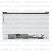 Матрица для ноутбука HP Pavilion G6-1254sr (1366x768 HD) TN, 40pin, Матовая