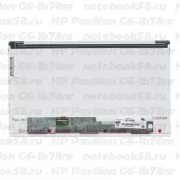 Матрица для ноутбука HP Pavilion G6-1b78nr (1366x768 HD) TN, 40pin, Матовая