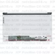 Матрица для ноутбука HP Pavilion G6-1d26 (1366x768 HD) TN, 40pin, Матовая