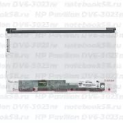 Матрица для ноутбука HP Pavilion DV6-3023nr (1366x768 HD) TN, 40pin, Матовая