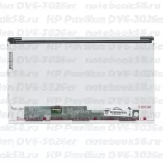 Матрица для ноутбука HP Pavilion DV6-3026er (1366x768 HD) TN, 40pin, Матовая