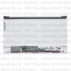 Матрица для ноутбука HP Pavilion DV6-3106er (1366x768 HD) TN, 40pin, Матовая